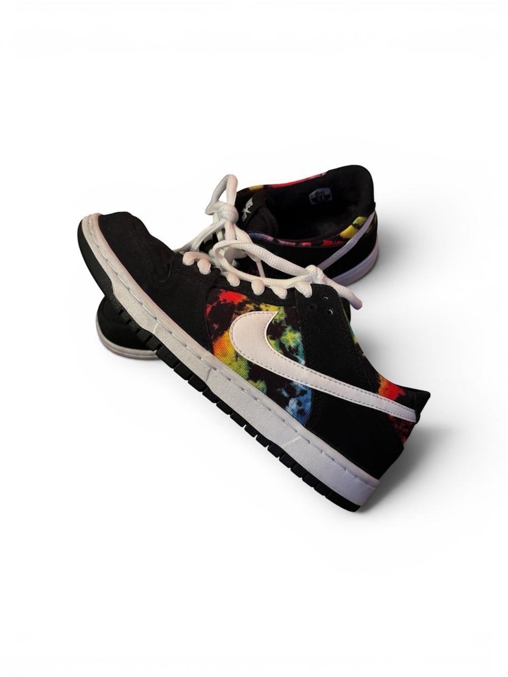 Nike SB Dunk Low Pro IW "Tie Dye" – Black/Multi-Color – Men's Size 6.5